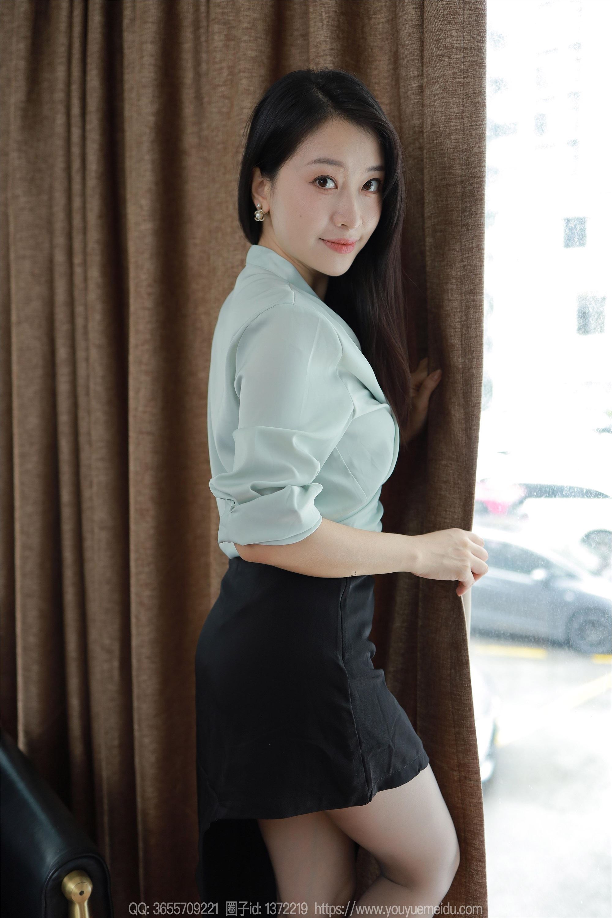 IESS异思趣向  2024.07.24 丝享家 1802 小婕《迷人淡绿》